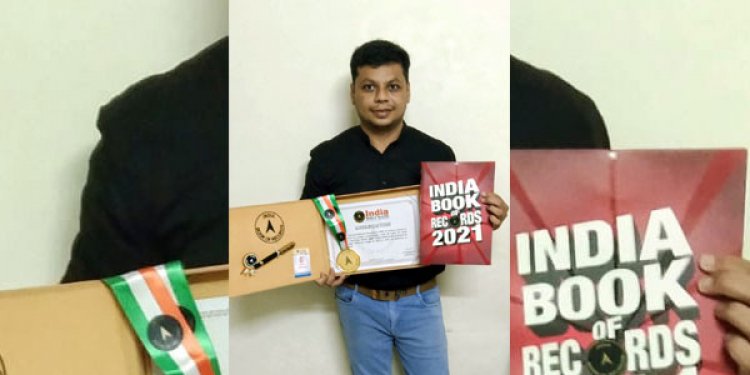 Meet Jaymin Shah a record holder in India book of records 2021