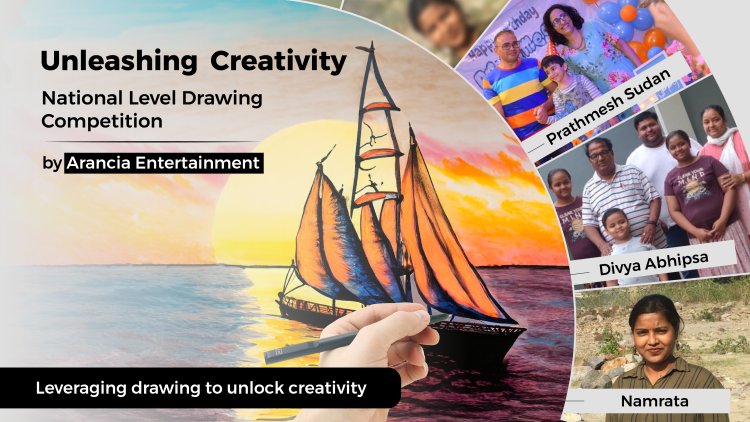 National Level Drawing Competition organized by Arancia Entertainment
