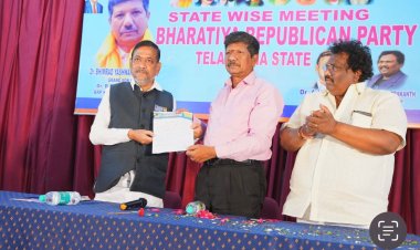 Dr A V Swamy appointed as President of Telangana State - Bharatiya Republican Party (BRP)